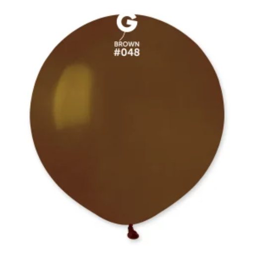 G-30” brown #048 latex balloon