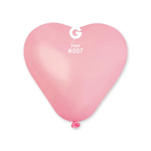 G- 6″ Pink Heart Shape