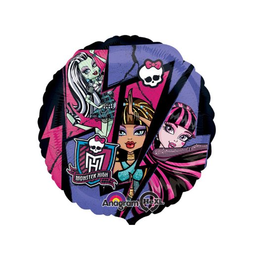 18″ Monster High Group Mylar Balloon