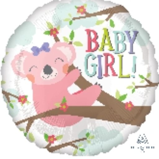 18″ Baby Koala Girl Balloon