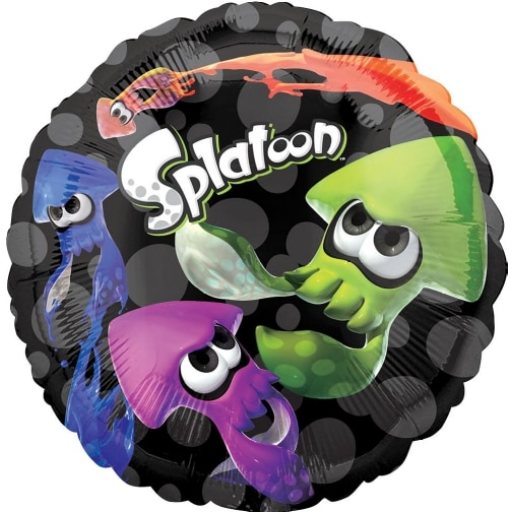 17” Splatoon mylar  Balloon