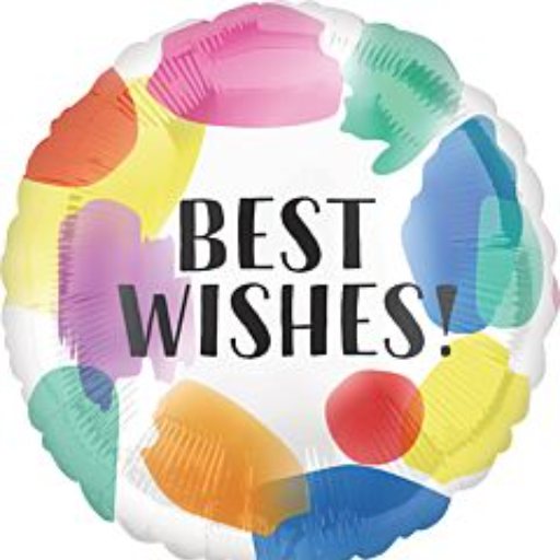 17″ Best Wish Painted Swoosh
