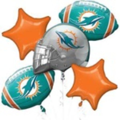 MIAMI DOLPHINS BOUQUET OF BALLOONS