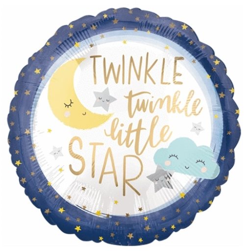 18″ Twinkle Twinkle Little Star – Foil Balloon