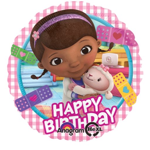 17″ Doc Mcstuffins Happy Birthday – Foil Balloon