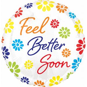 ” Feel Better soon” Mylar balloon