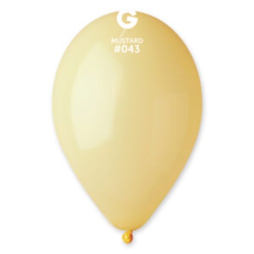 G-12″ Mustard/Baby Yellow #043 – 50ct