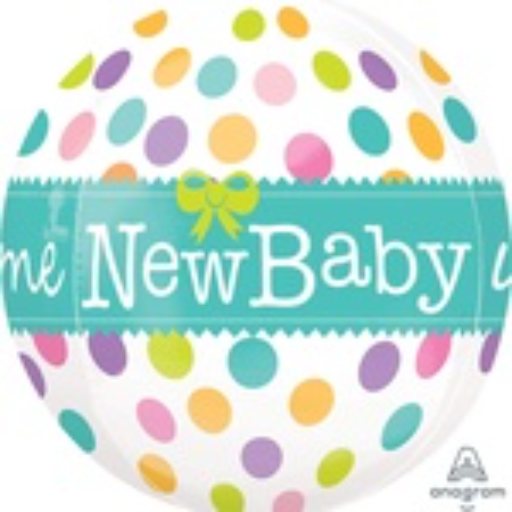 ” New Baby” Orbz balloon