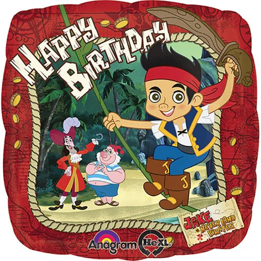 18 inch JAKE AND THE NEVER LAND PIRATES BIRTHDAY