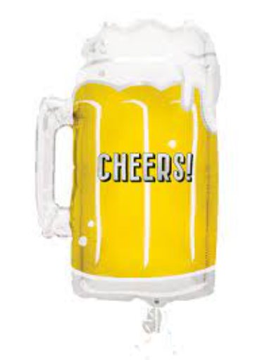 “Cheers”   Beer mug