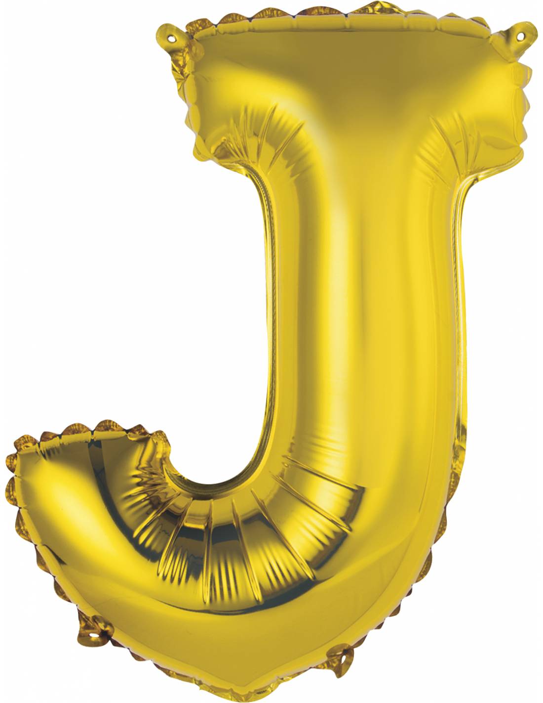 “J” Gold letter air filled balloon