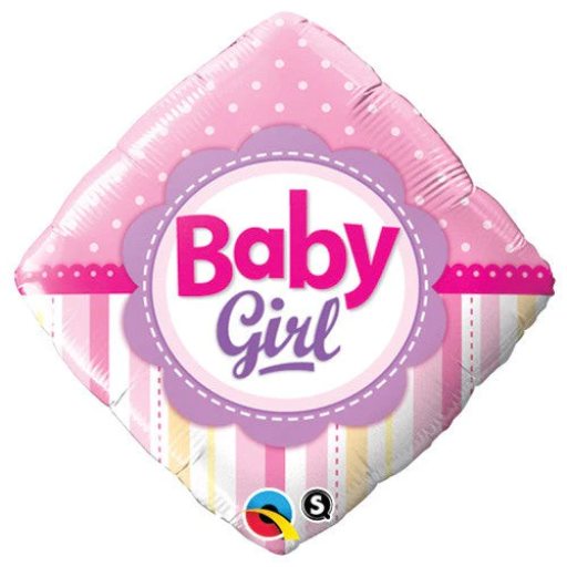 18 inch BABY GIRL DOTS & STRIPES