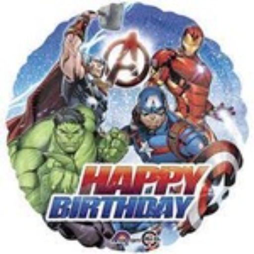 18″ Avengers Happy Birthday Balloon