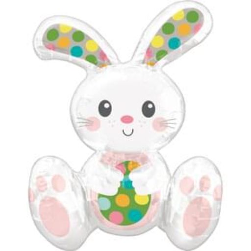 SITTING EASTER BUNNY CONSUMER INFLATED MULTI-BALLOON