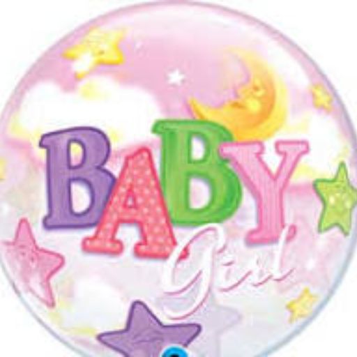 Baby girl bubble