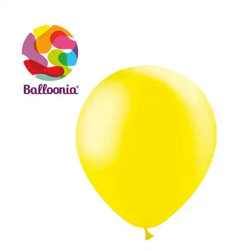B-12″ Yellow Lemon latex balloons 50ct