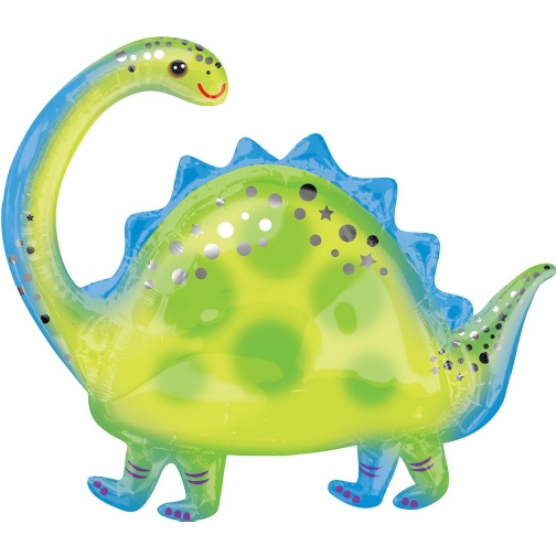 32″ Brontosaurus Dinosaur Shape –  Mylar Balloon