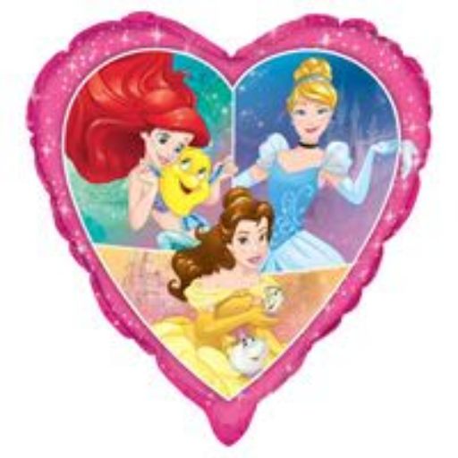 29″Disney Princess Dream  Heart  Foil Balloon