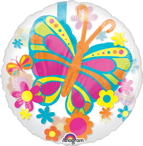 24″ Balloon Spring Butterfly Balloon