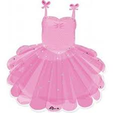 Ballerina dress shape balloon