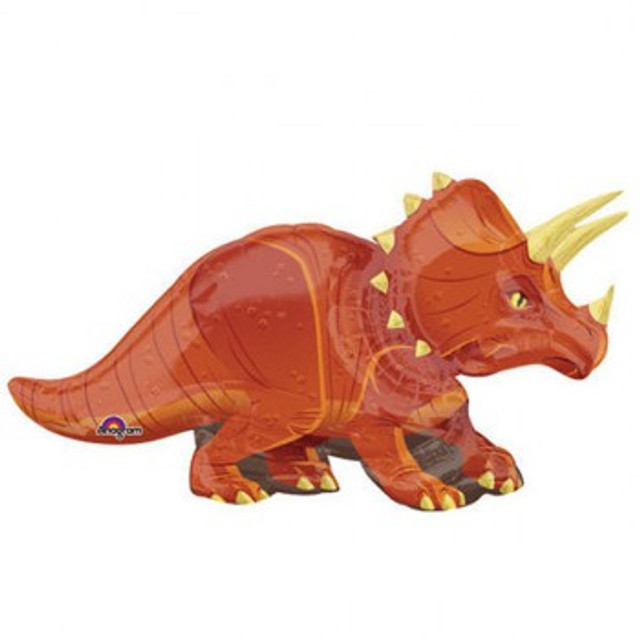 42″ Triceratops shape mylar balloon